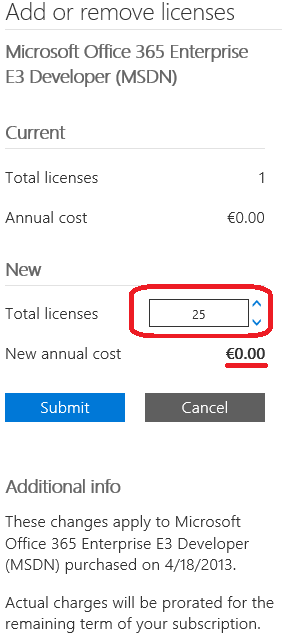 MSDN Developer subscriptions now offer 25 Office 365 licenses 3 122116 0803 MSDNDevelop3