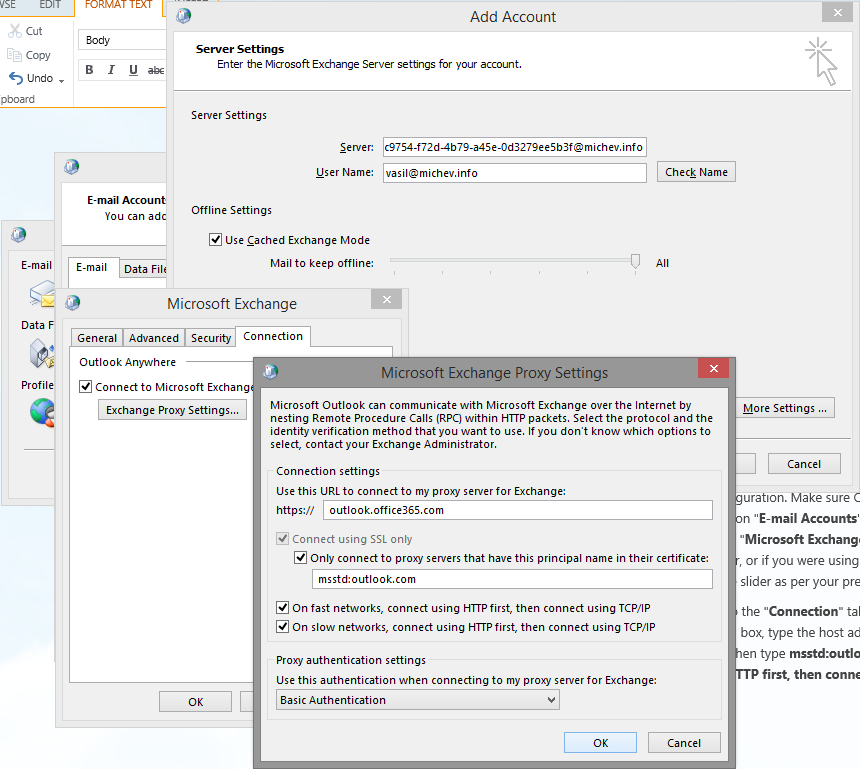 How to manually configure your Exchange Online (Office 365) email account in Outlook 1 122516 1501 Howtomanual1