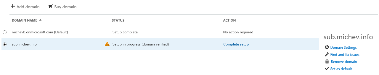 Get rid of the annoying Complete setup for your domains popups 2 010917 0914 Getridofthe2