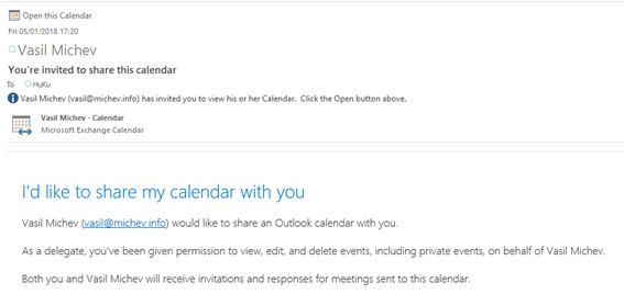 outlook private email delegate