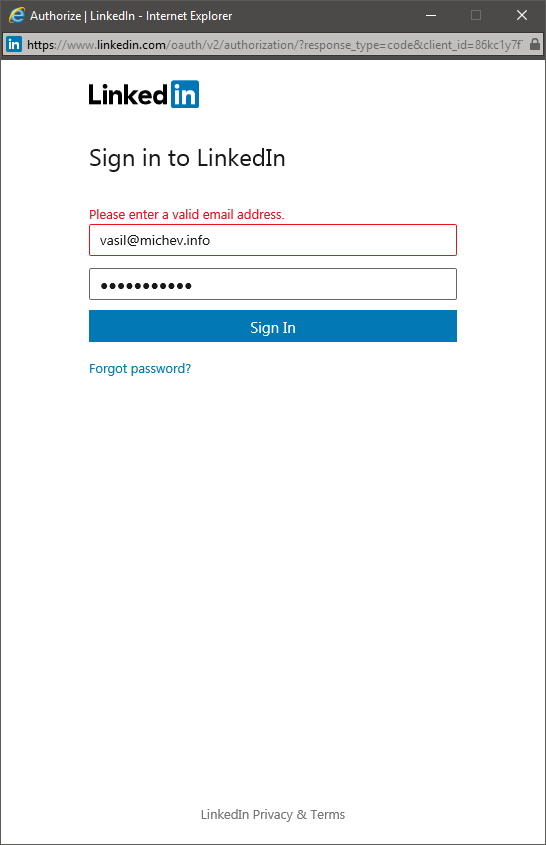 How do i know if the email address is valid Please Enter A Valid Email Address Error When Trying To Setup Linkedin Integration With Office 365 Blog