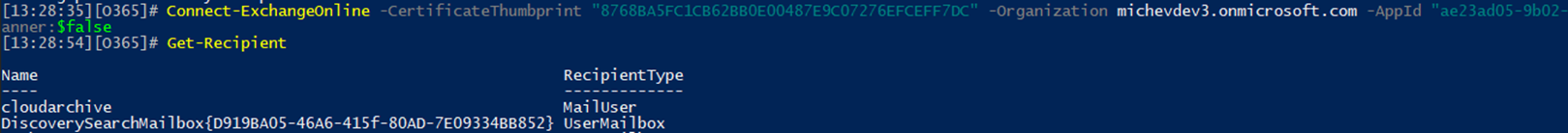 Multi-tenant scenarios for ExO PowerShell certificate-based authentication 5 070120 1043 Multitenant5