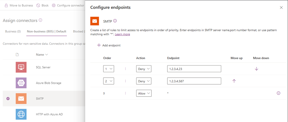 Power platform DLP gets advanced granular controls 4 081622 1448 Powerplatfo4