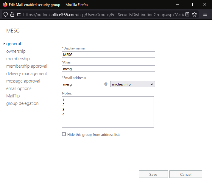 Microsoft adds Description parameter for Exchange Group objects... and doubles the confusion 1 NotesDescription1 1