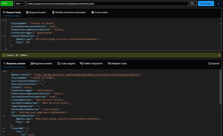 Graph API adds support for managing retention labels | Blog